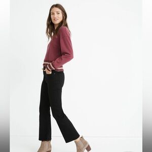 Madewell Cali Demi-Boot Jeans in Black Frost: Tencel™ Edition / 27 / BLACK FROST
